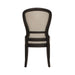 Americana Farmhouse Uph Tufted Back Side Chair - Black - Furniture 4 Less (Jacksonville, NC)
