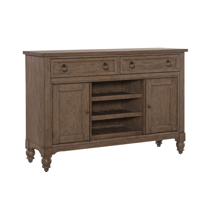 Americana Farmhouse Buffet in Dusty Taupe - Furniture 4 Less (Jacksonville, NC)