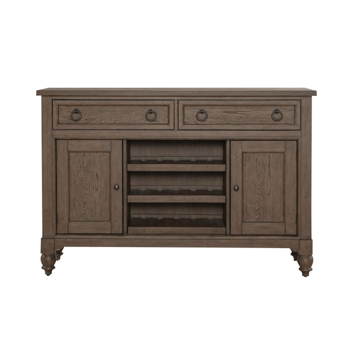 Americana Farmhouse Buffet in Dusty Taupe - Furniture 4 Less (Jacksonville, NC)
