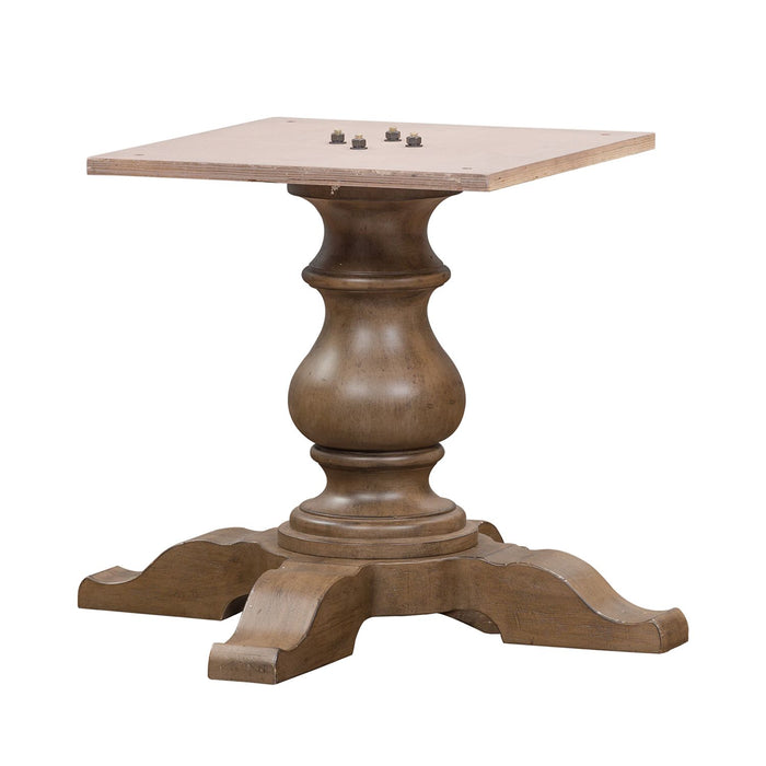 Americana Farmhouse 5 Piece Pedestal Table Set - Furniture 4 Less (Jacksonville, NC)
