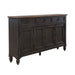 Americana Farmhouse Hall Buffet in Dusty Taupe & Black - Furniture 4 Less (Jacksonville, NC)
