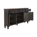 Liberty Furniture Americana Farmhouse Hall Buffet in Dusty Taupe & Black - Furniture 4 Less (Jacksonville, NC)