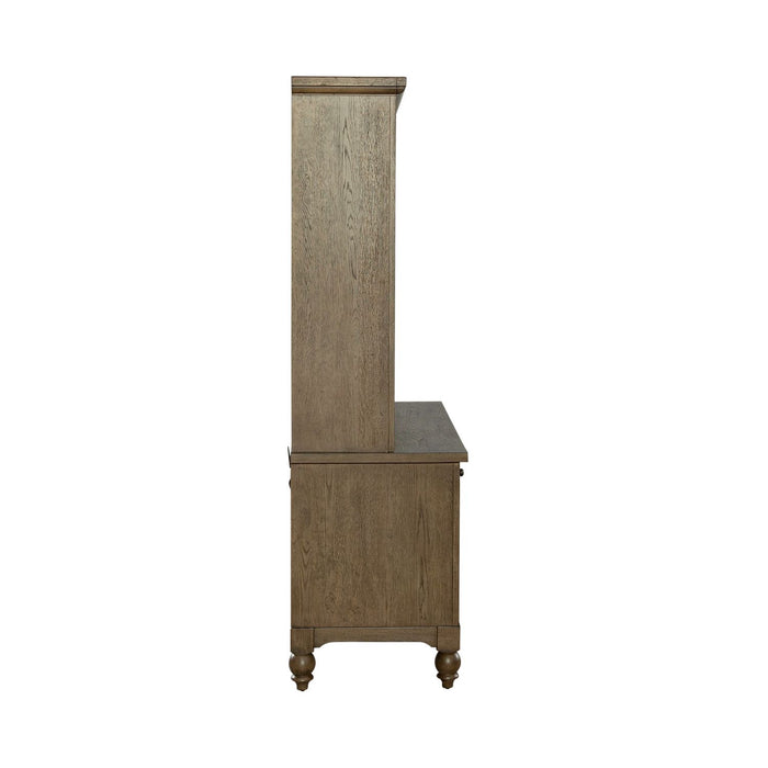 Americana Farmhouse Credenza & Hutch - Furniture 4 Less (Jacksonville, NC)