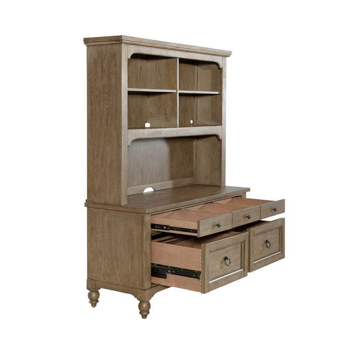 Americana Farmhouse Credenza & Hutch - Furniture 4 Less (Jacksonville, NC)