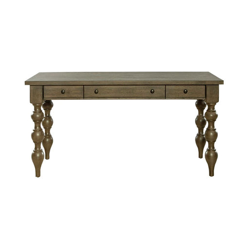 Liberty Furniture Americana Farmhouse Writing Desk in Dusty Taupe - Furniture 4 Less (Jacksonville, NC)