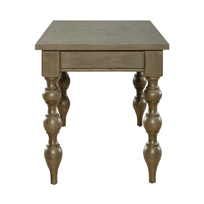 Liberty Furniture Americana Farmhouse Writing Desk in Dusty Taupe - Furniture 4 Less (Jacksonville, NC)