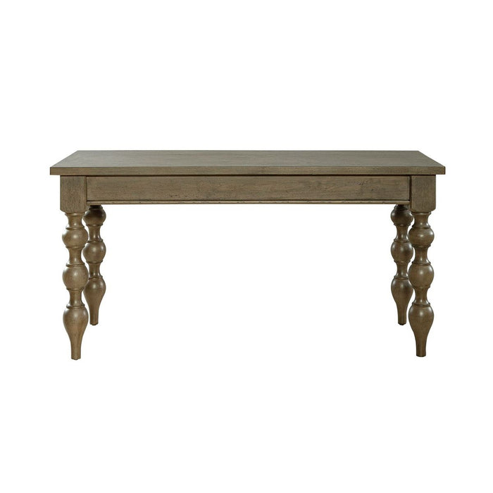 Liberty Furniture Americana Farmhouse Writing Desk in Dusty Taupe - Furniture 4 Less (Jacksonville, NC)