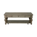 Liberty Furniture Americana Farmhouse Rectangular Cocktail Table in Dusty Taupe - Furniture 4 Less (Jacksonville, NC)