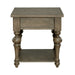 Americana Farmhouse End Table in Dusty Taupe - Furniture 4 Less (Jacksonville, NC)