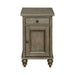 Americana Farmhouse Chair Side Table in Dusty Taupe - Furniture 4 Less (Jacksonville, NC)