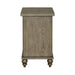 Americana Farmhouse Chair Side Table in Dusty Taupe - Furniture 4 Less (Jacksonville, NC)