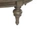 Americana Farmhouse Round Cocktail Ottoman in Dusty Taupe - Furniture 4 Less (Jacksonville, NC)
