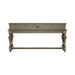 Americana Farmhouse Console Bar Table in Dusty Taupe - Furniture 4 Less (Jacksonville, NC)