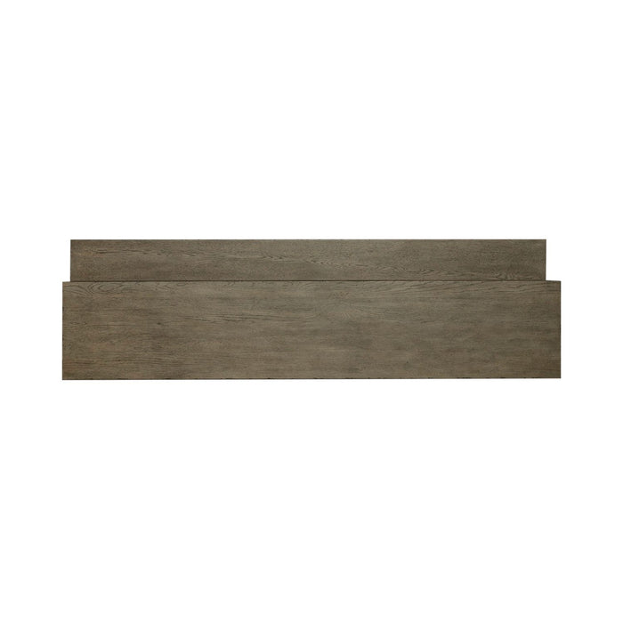 Americana Farmhouse Console Bar Table in Dusty Taupe - Furniture 4 Less (Jacksonville, NC)