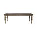 Americana Farmhouse Rectangular Leg Table in Dusty Taupe & Black - Furniture 4 Less (Jacksonville, NC)