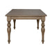 Americana Farmhouse Rectangular Leg Table in Dusty Taupe & Black - Furniture 4 Less (Jacksonville, NC)