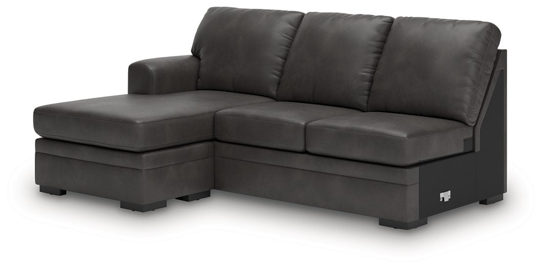 Lofton-Pike Sectional with Chaise - Furniture 4 Less (Jacksonville, NC)