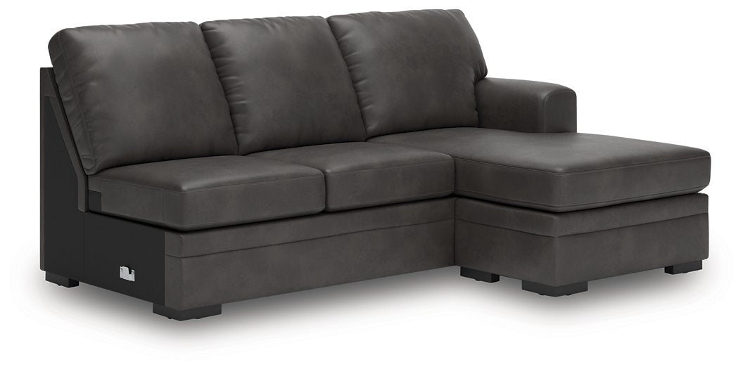 Lofton-Pike Sectional with Chaise - Furniture 4 Less (Jacksonville, NC)