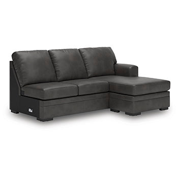Lofton-Pike Sectional with Chaise - Furniture 4 Less (Jacksonville, NC)