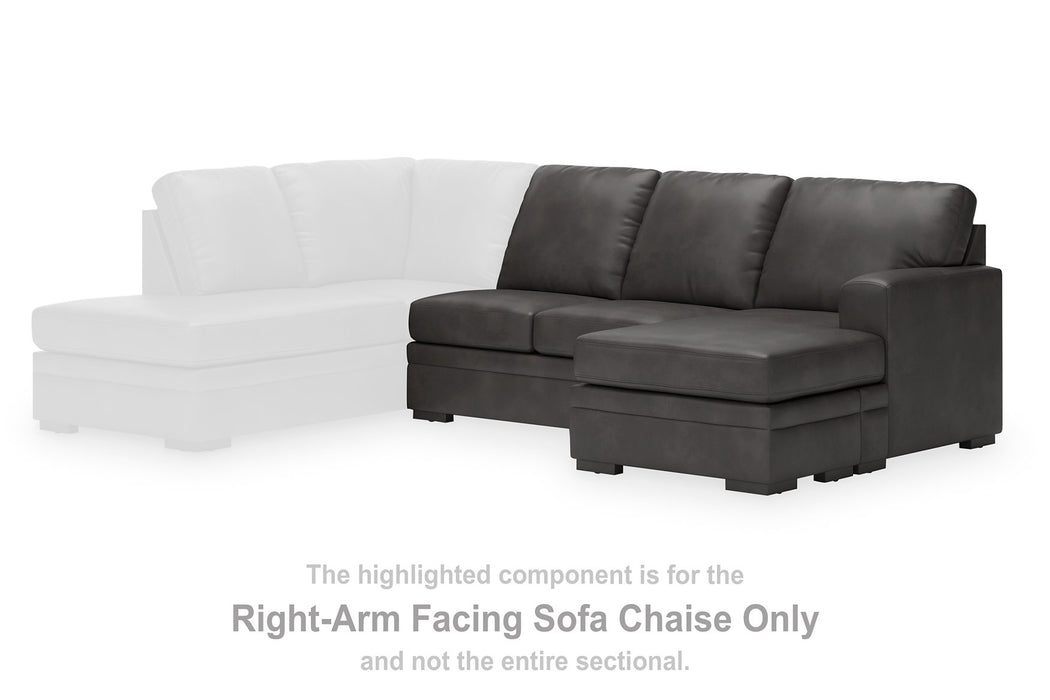 Lofton-Pike Sectional with Chaise - Furniture 4 Less (Jacksonville, NC)