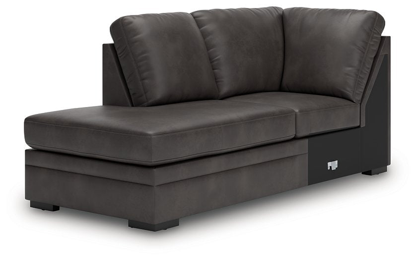 Lofton-Pike Sectional with Chaise - Furniture 4 Less (Jacksonville, NC)