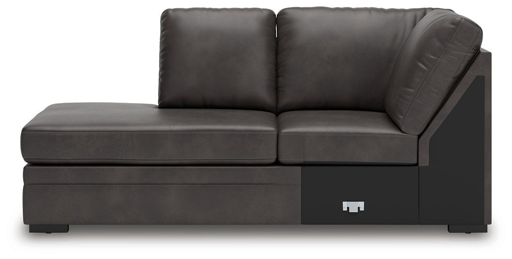 Lofton-Pike Sectional with Chaise - Furniture 4 Less (Jacksonville, NC)