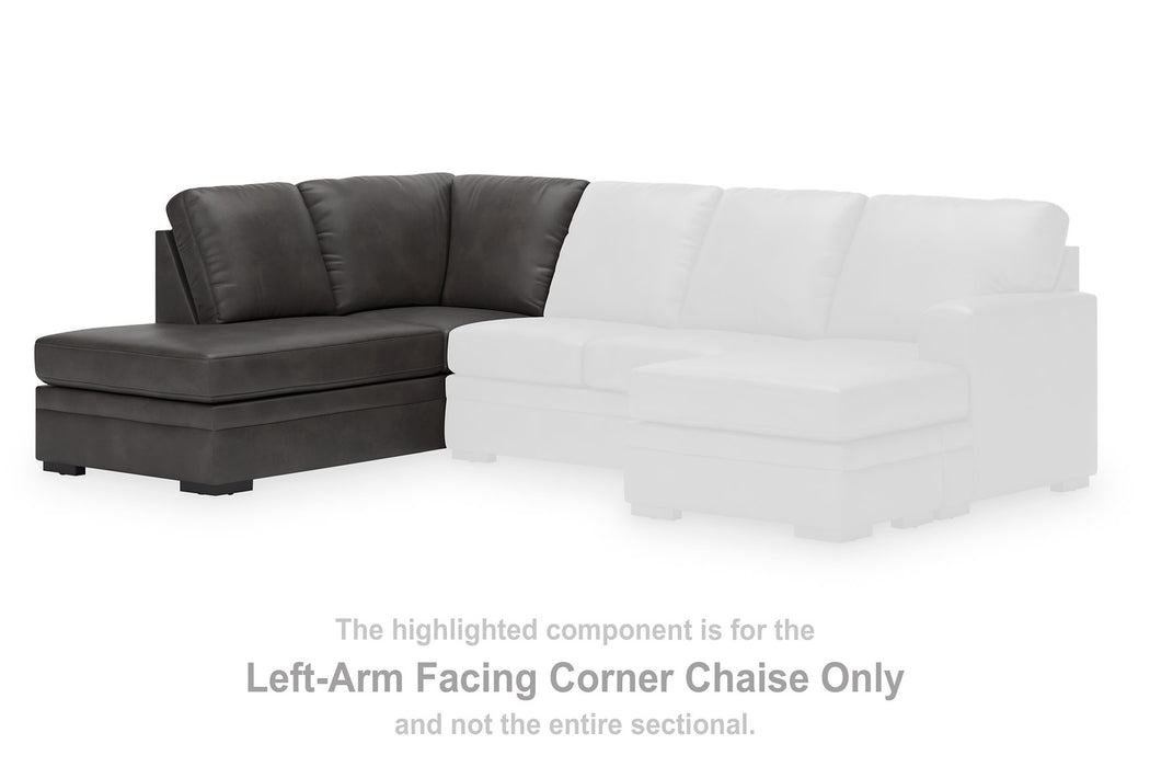 Lofton-Pike Sectional with Chaise - Furniture 4 Less (Jacksonville, NC)