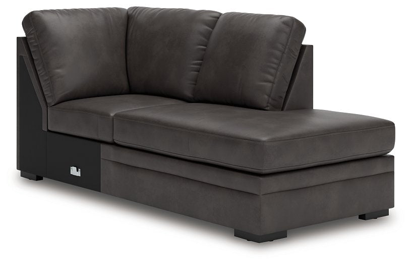 Lofton-Pike Sectional with Chaise - Furniture 4 Less (Jacksonville, NC)