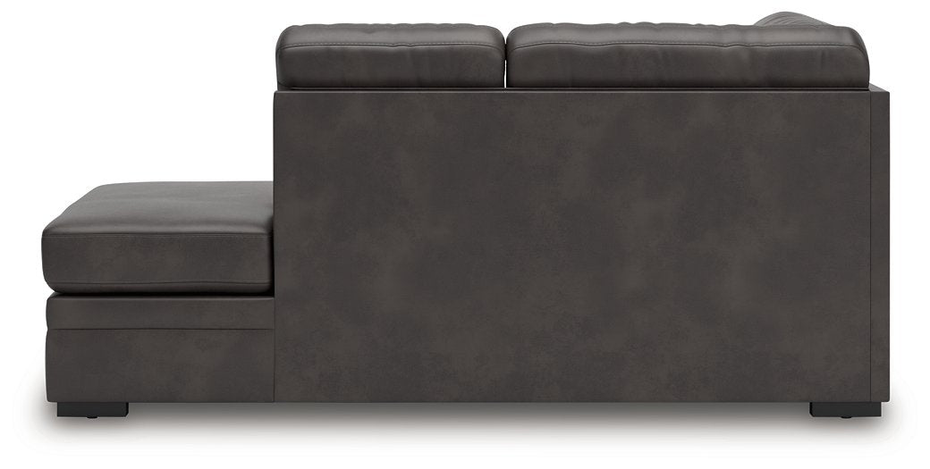 Lofton-Pike Sectional with Chaise - Furniture 4 Less (Jacksonville, NC)