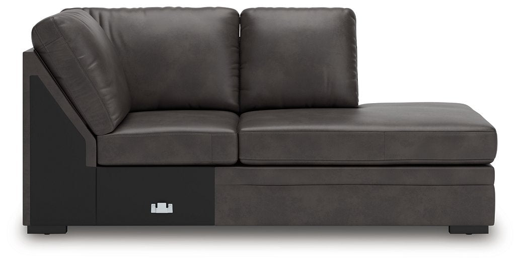Lofton-Pike Sectional with Chaise - Furniture 4 Less (Jacksonville, NC)