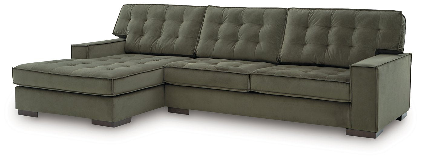 Caspian-Town Sectional with Chaise - Furniture 4 Less (Jacksonville, NC)