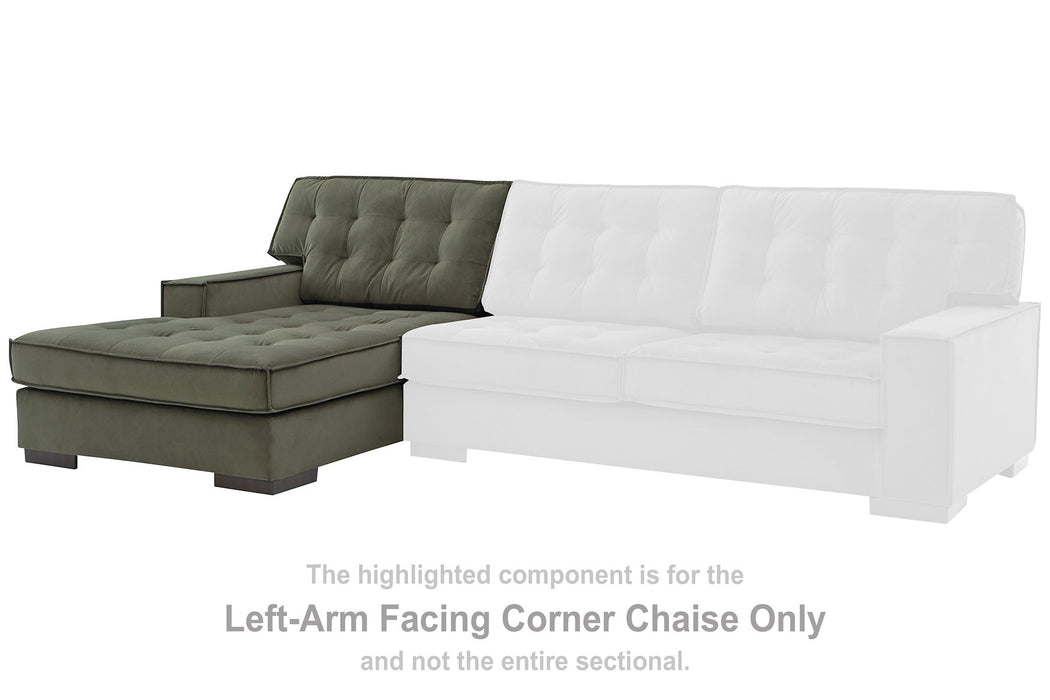 Caspian-Town Sectional with Chaise - Furniture 4 Less (Jacksonville, NC)
