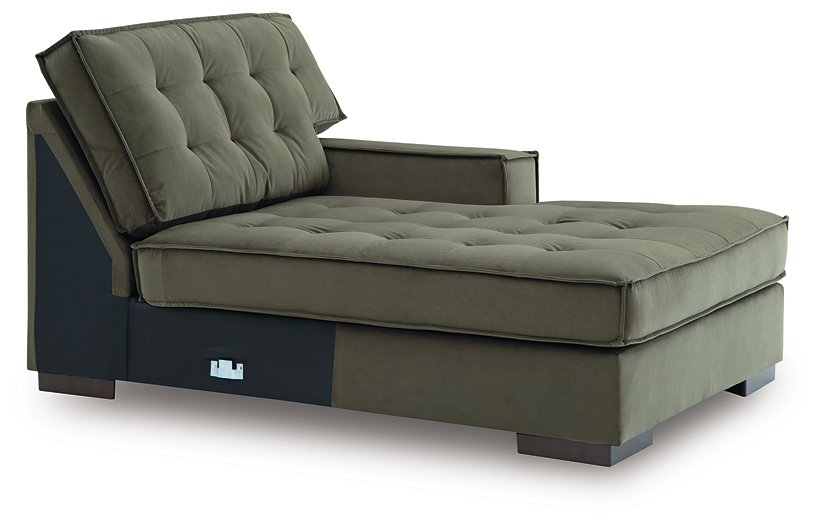 Caspian-Town Sectional with Chaise - Furniture 4 Less (Jacksonville, NC)