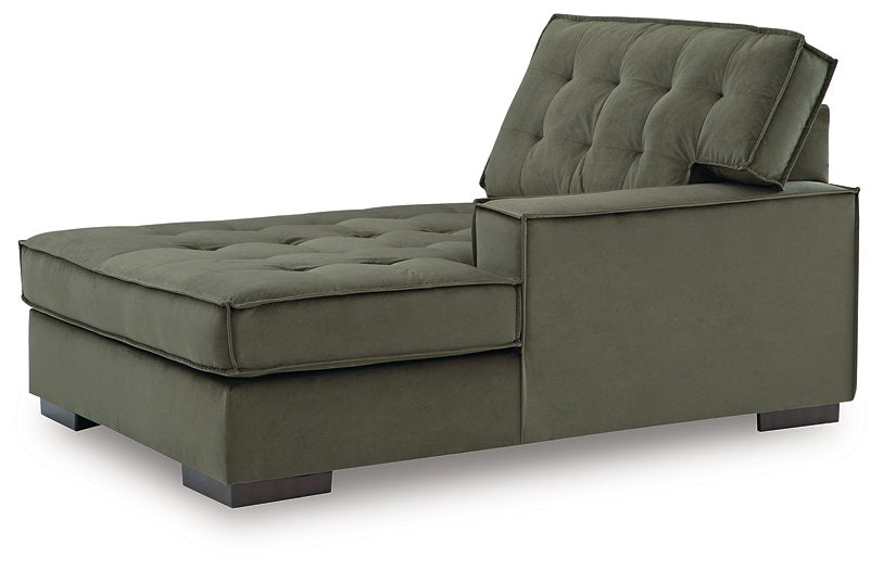 Caspian-Town Sectional with Chaise - Furniture 4 Less (Jacksonville, NC)