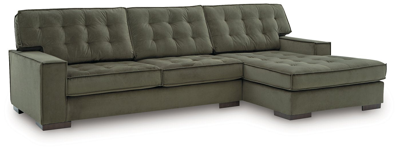 Caspian-Town Sectional with Chaise - Furniture 4 Less (Jacksonville, NC)