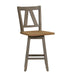 Lindsey Farm Counter Height Swivel Chair (RTA) - Furniture 4 Less (Jacksonville, NC)