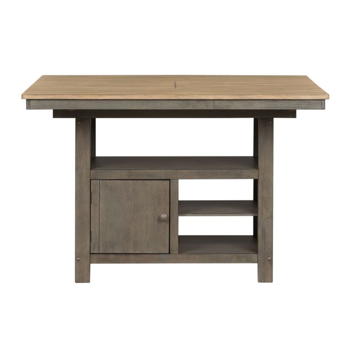 Liberty Furniture Lindsey Farm Kitchen Island in Gray and Sandstone - Furniture 4 Less (Jacksonville, NC)