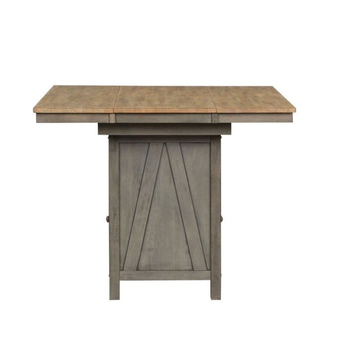 Liberty Furniture Lindsey Farm Kitchen Island in Gray and Sandstone - Furniture 4 Less (Jacksonville, NC)
