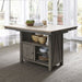 Liberty Furniture Lindsey Farm Kitchen Island in Gray and Sandstone - Furniture 4 Less (Jacksonville, NC)