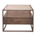 Jamestown Rectangular Cocktail Table in Brown - Furniture 4 Less (Jacksonville, NC)