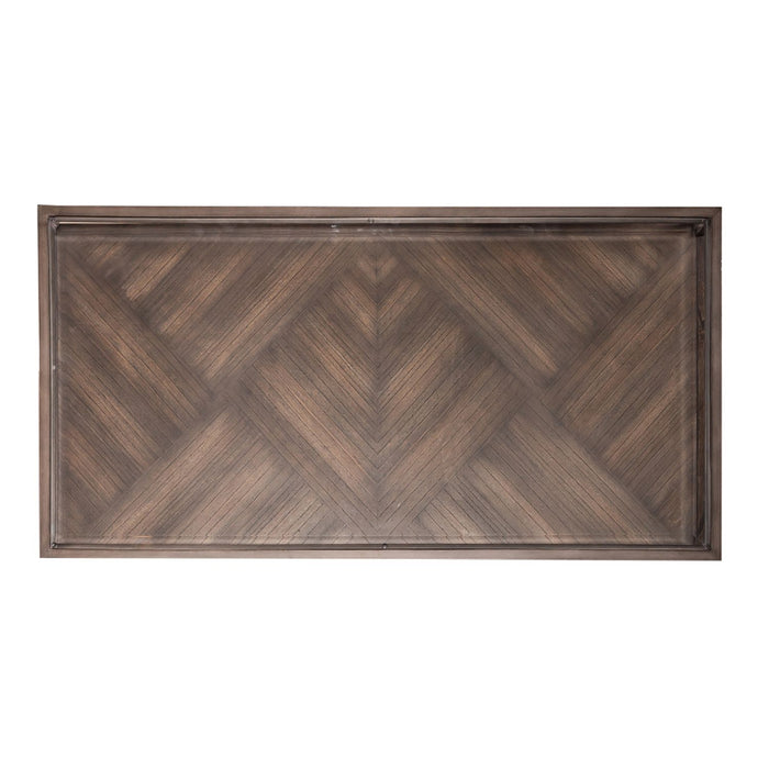 Jamestown Rectangular Cocktail Table in Brown - Furniture 4 Less (Jacksonville, NC)