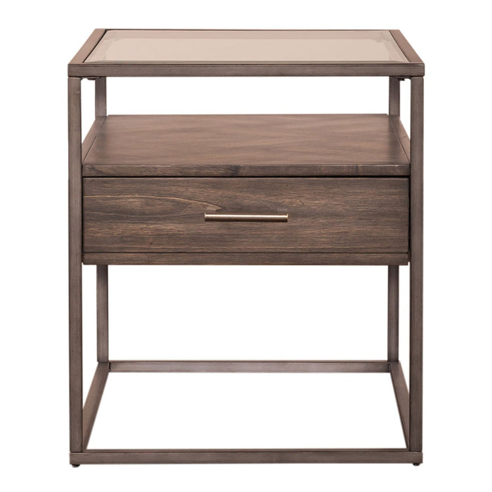 Jamestown End Table in Brown - Furniture 4 Less (Jacksonville, NC)