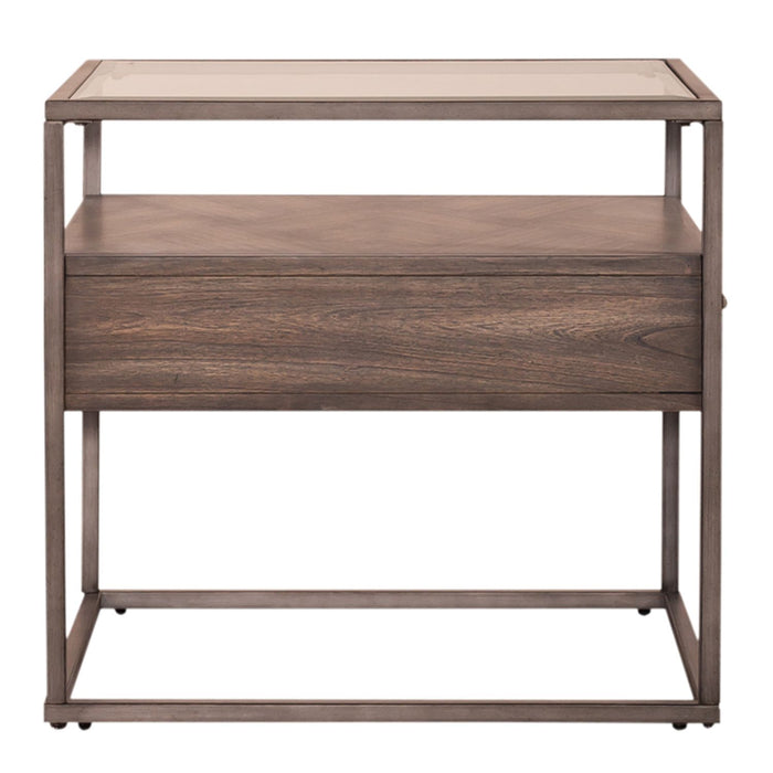 Jamestown End Table in Brown - Furniture 4 Less (Jacksonville, NC)