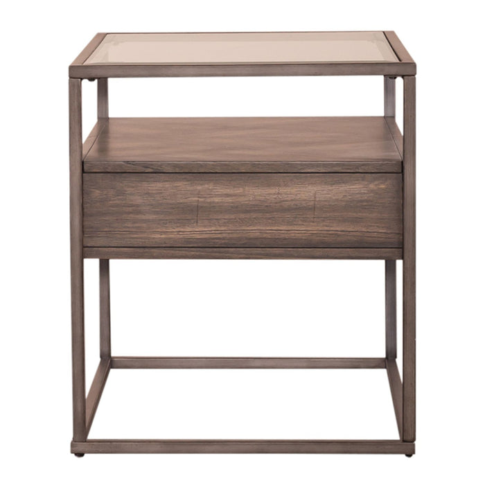 Jamestown End Table in Brown - Furniture 4 Less (Jacksonville, NC)