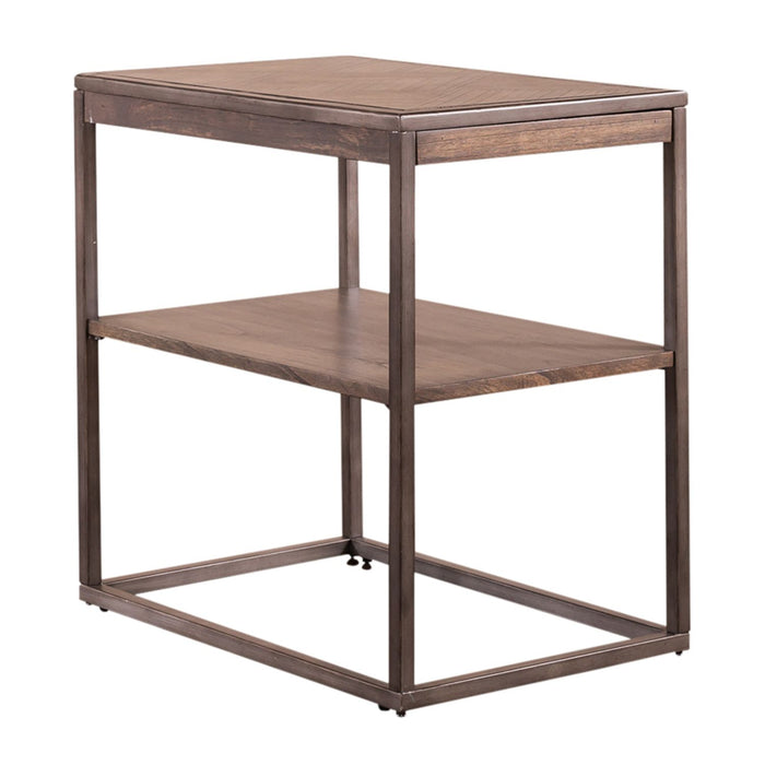 Jamestown Chair Side Table in Brown - Furniture 4 Less (Jacksonville, NC)