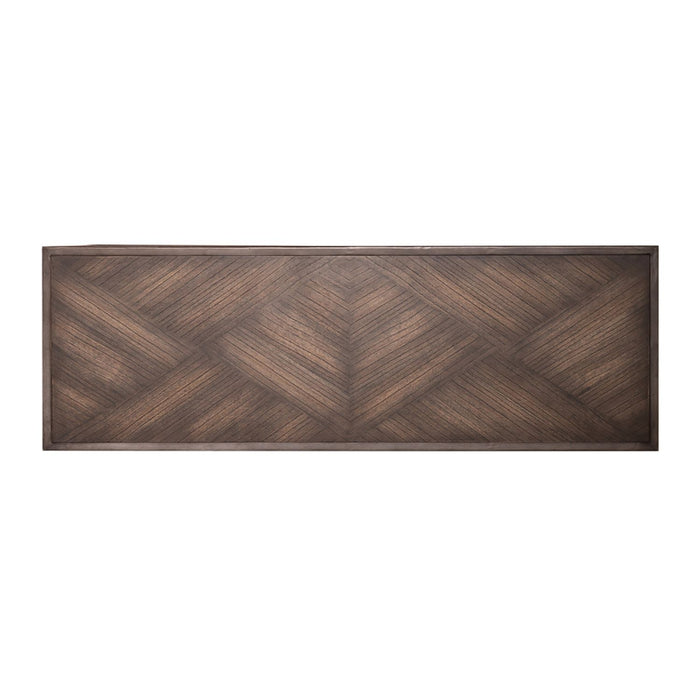 Jamestown Sofa Table in Brown - Furniture 4 Less (Jacksonville, NC)