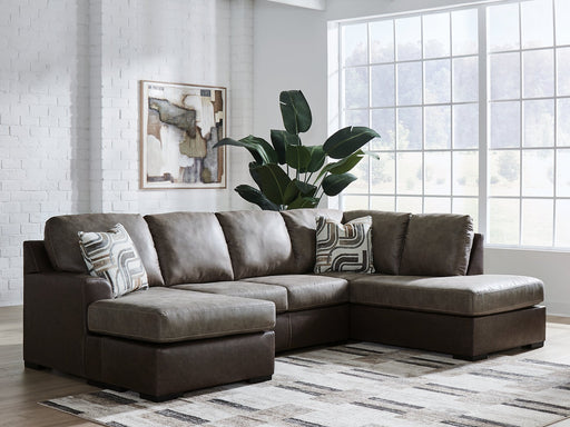 Castille Way Sectional with Chaise - Furniture 4 Less (Jacksonville, NC)