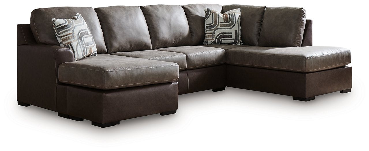 Castille Way Sleeper Sectional with Chaise - Furniture 4 Less (Jacksonville, NC)