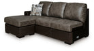 Castille Way Sectional with Chaise - Furniture 4 Less (Jacksonville, NC)