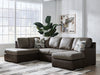 Castille Way Sectional with Chaise - Furniture 4 Less (Jacksonville, NC)